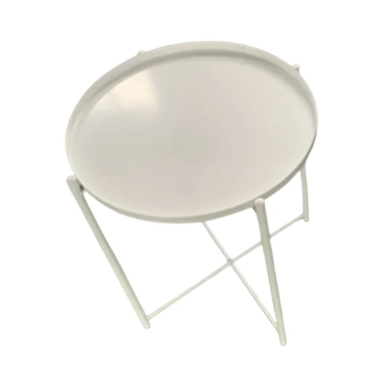 RASITA โต๊ะวางถาด รุ่น CF01 สี WHITE