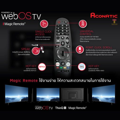 LED SMART TV 4K (Web OS) ACONATIC