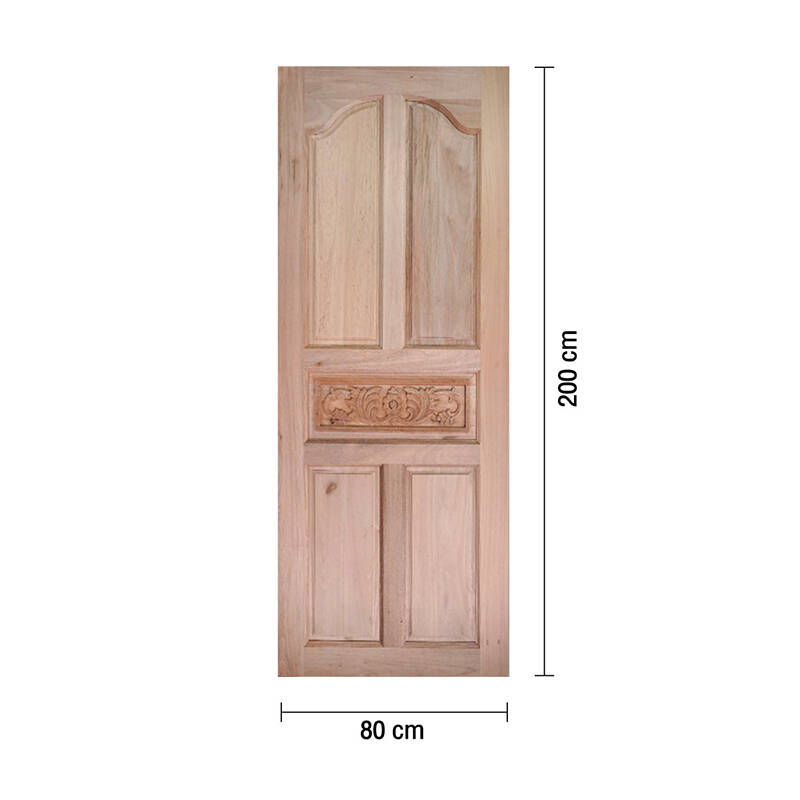 ประตูไม้สน BEST #GC-52 (80x200cm.)