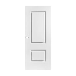ประตู UPVC ECO-DOOR 2 ฟักตรง #UPVC 2 (80x200cm.) สีขาว ภายนอก