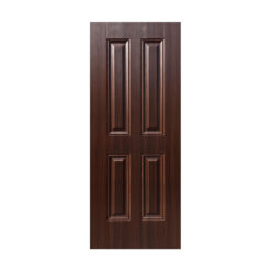 ประตู UPVC ECO-DOOR 4 ฟักตรง #UPVC 4O (80x200cm.) สีโอ๊ค ภายใน