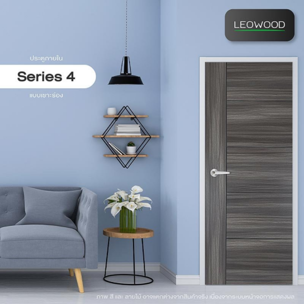 ประตู LEOWOOD IDOOR Series4 #80x200 CINEREO OAK (IP4068A) (1)
