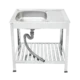 อ่างซิงค์สแตนเลส 1 หลุม+ที่พัก+ขาตั้ง DYNA รุ่นDH-7545-T(NEW)