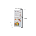 ตู้เย็น TOSHIBA รุ่นGR-B22KP(SS) 2 ประตู ขนาด 6.4 คิว