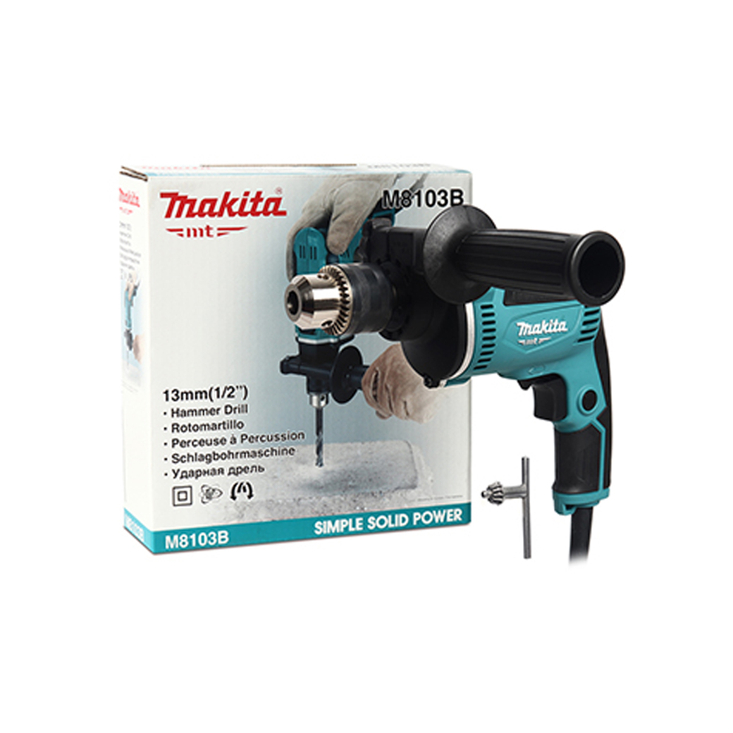 สว่านกระแทก MAKITA รุ่น M8103B 13 มิล (1/2 นิ้ว) ปรับรอบซ้าย-ขวา กำลังไฟ 430 วัตต์ - Image 2