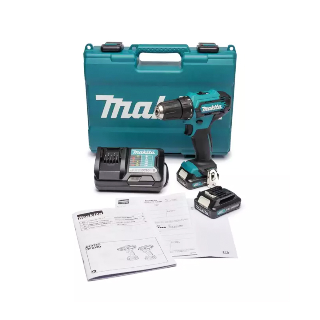 สว่านไขควงไร้สาย MAKITA รุ่น DF333DWYE 12 โวลล์ แบต 2 ก้อน - Image 5