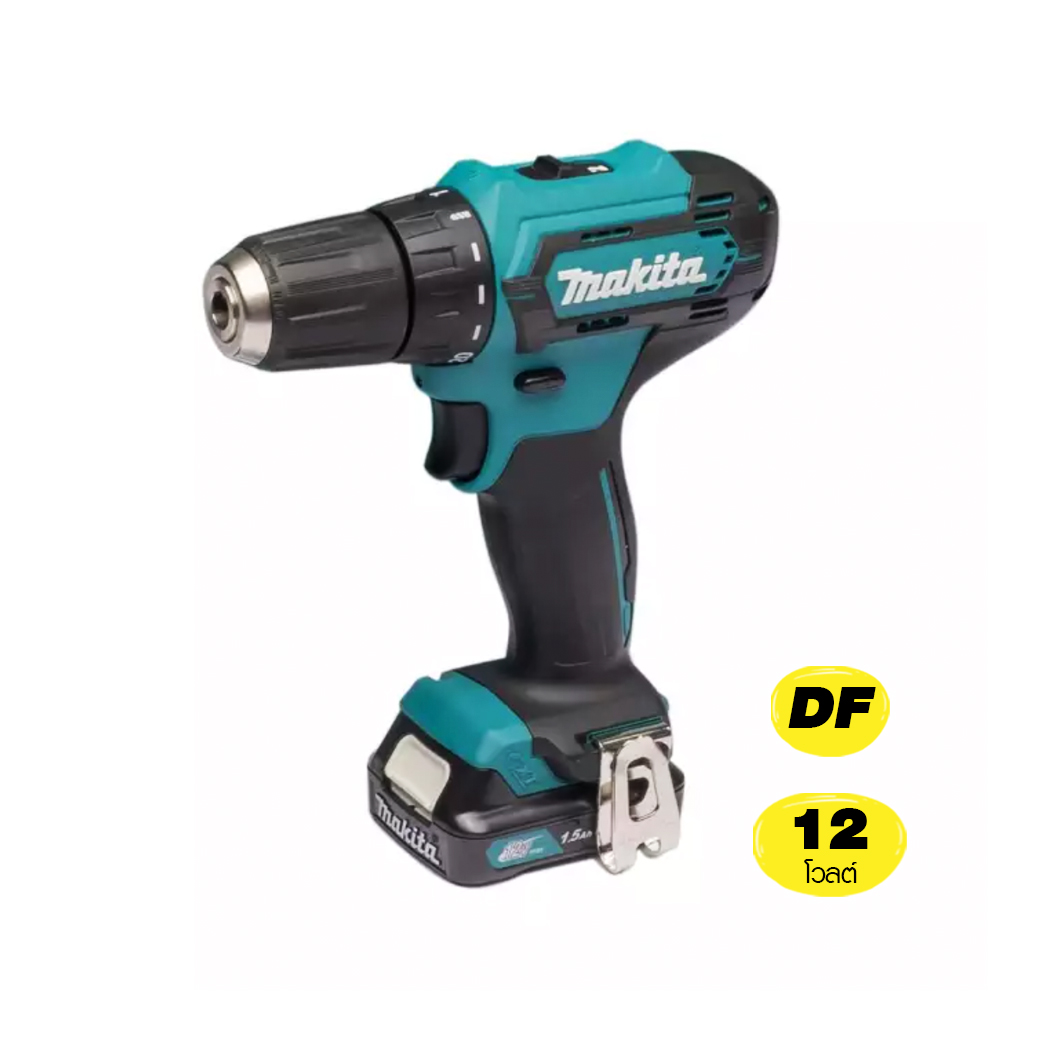 สว่านไขควงไร้สาย MAKITA รุ่น DF333DWYE 12 โวลล์ แบต 2 ก้อน