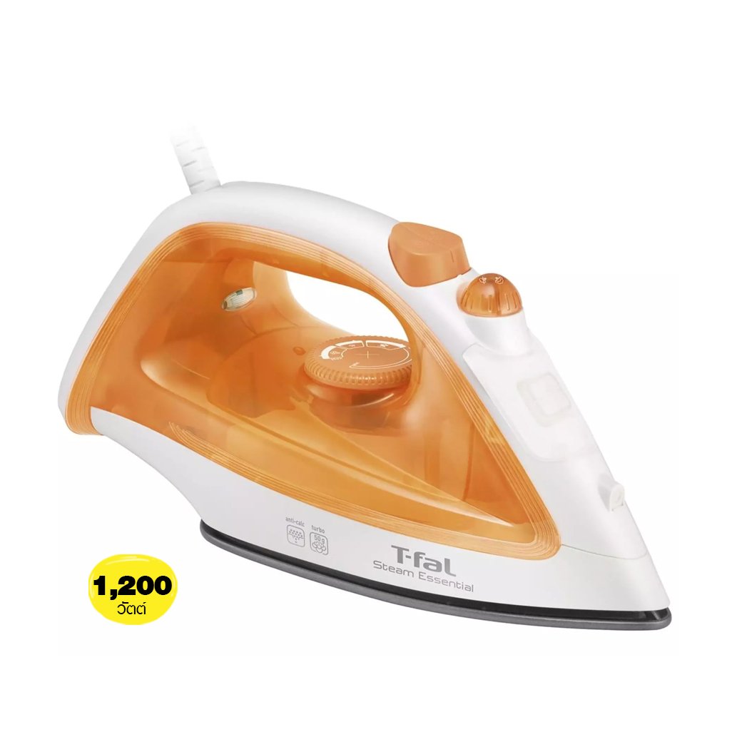 เตารีดไอน้ำ-สตีมไอรอน TEFAL รุ่น FV1022T0 ขนาด 1200 วัตต์