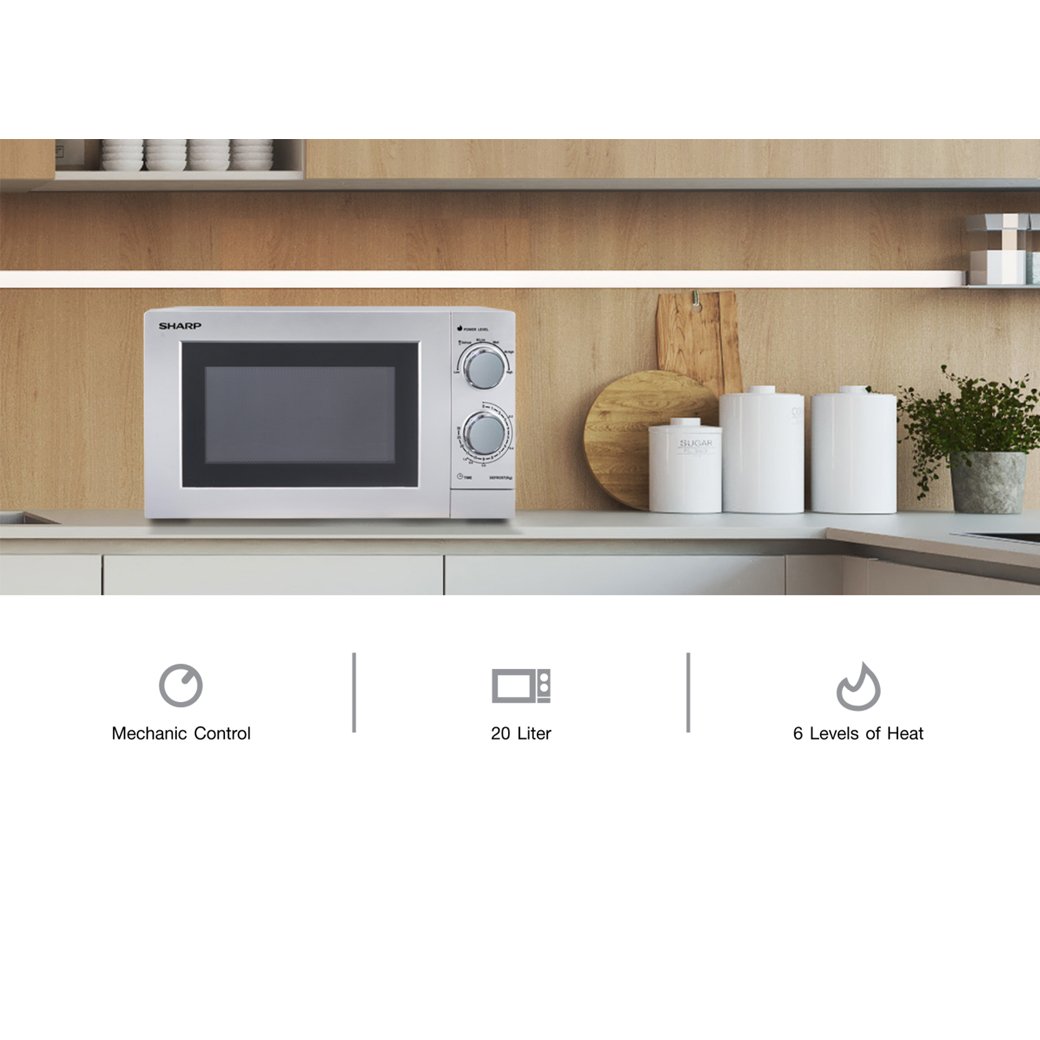 ไมโครเวฟ SHARP รุ่น R-219EX-S ความจุ 20 ลิตร - Image 3