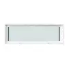 บานช่องแสง UPVC Hoomdot Thunder Aluminium ขนาด 120 x 40 เซนติเมตร F10 สีขาว