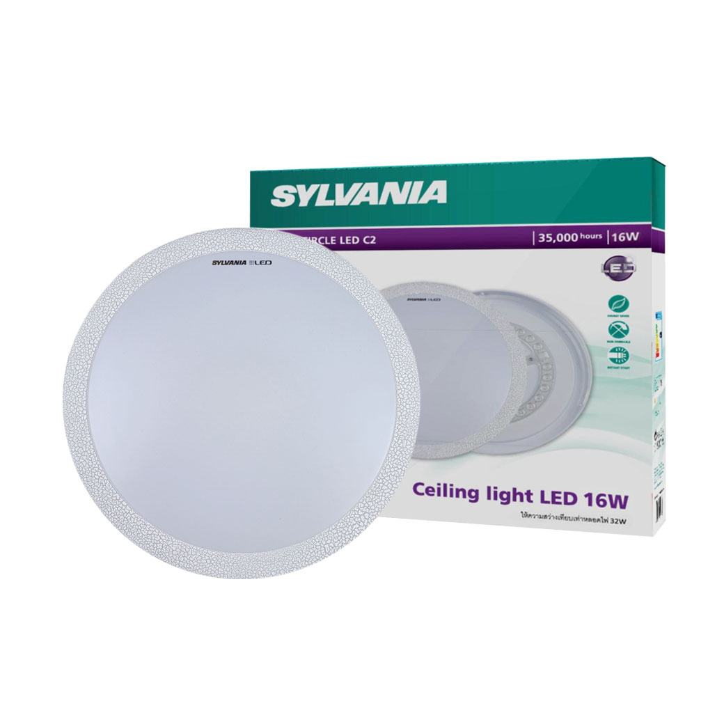 โคมเพดาน LED SYLVANIA OVALO CIRCLE LED C2 กำลังไฟ 16 วัตต์ 6500K
