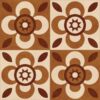 40x40 SOSUCO บุษบัน ฟลอร่า-น้ำตาล(A)