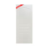 ประตู HDF ลูกฟัก HOOM DOT ขนาด 90x200cm รุ่น PVD-199  สี WHITE ASH