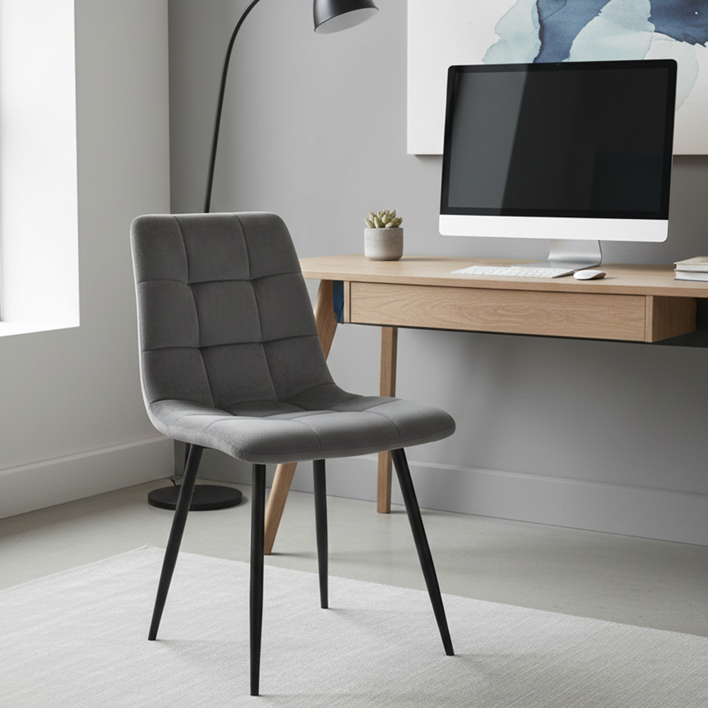RASITA เก้าอี้ทานอาหาร รุ่น KJDC210S สี DARK GREY - Image 6