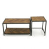 RASITA โต๊ะซ้อนสองชิ้น รุ่น CT2721 สี NATURAL WOOD