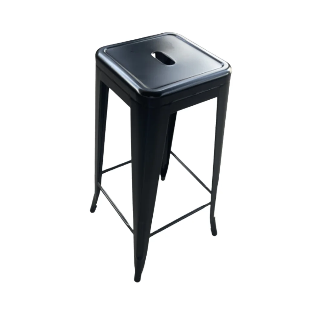 RASITA เก้าอี้บาร์สตูลเหล็ก รุ่น J004 สี BLACK