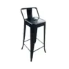RASITA เก้าอี้บาร์เหล็ก รุ่น J004-B สี BLACK