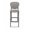 RASITA เก้าอี้บาร์ รุ่น PRESTON สี WARM GREY