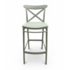 RASITA เก้าอี้บาร์ รุ่น HARLOW สี GREEN