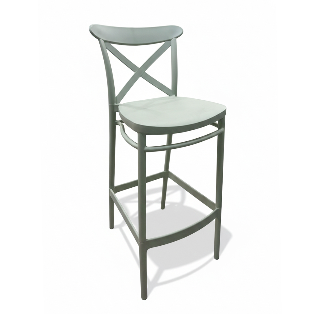 RASITA เก้าอี้บาร์ รุ่น HARLOW สี GREEN - Image 2