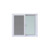 หน้าต่าง Hoomdot Thunder Aluminium ขนาด 100 x 110 เซนติเมตร สีอบขาว SS+มุ้ง