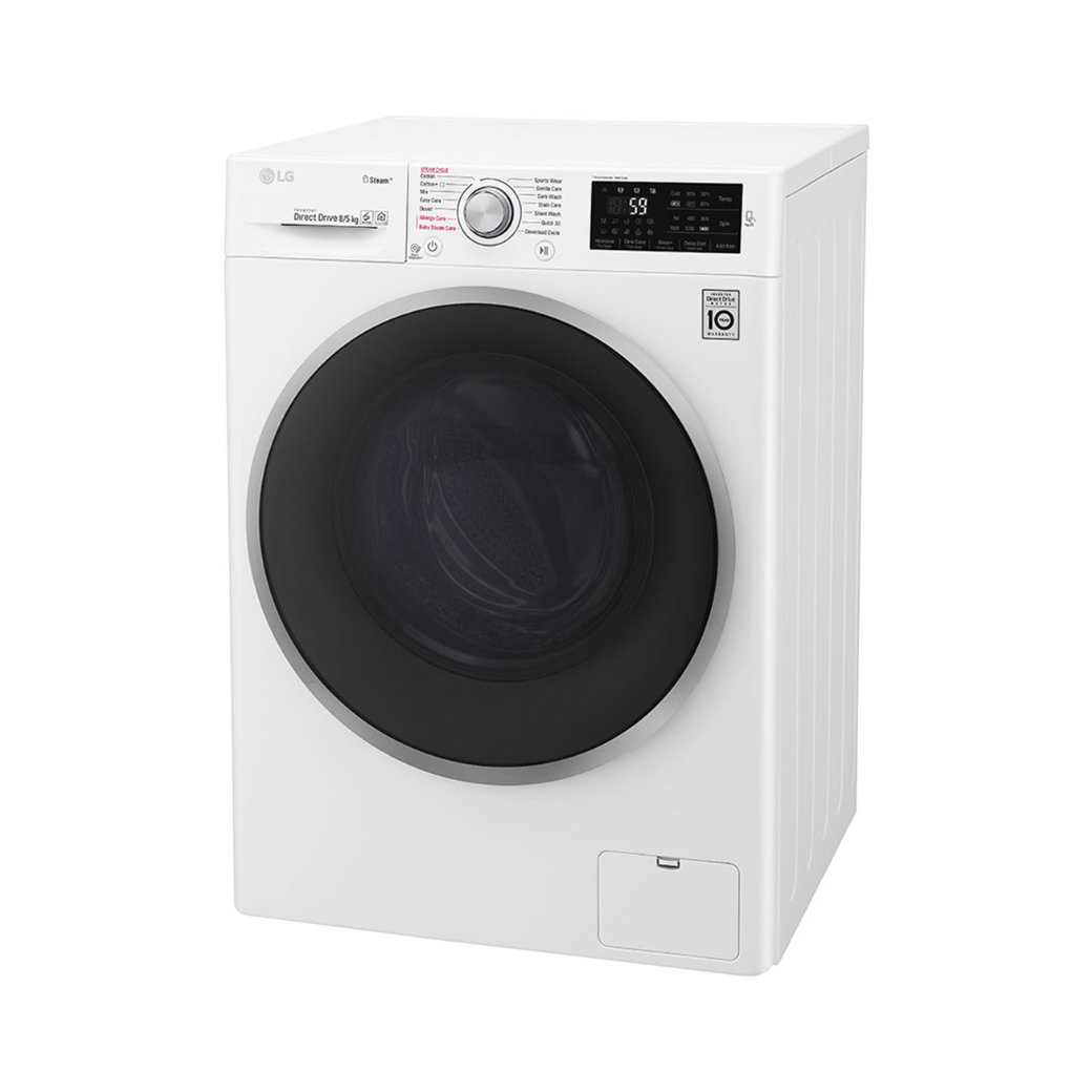 เครื่องซักผ้า/อบผ้า ฝาหน้า LG รุ่น FC1408D4W ความจุ 8 กิโลกรัม - Image 2