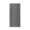 ประตูปิดผิวเมลามีน MJ M2-GW (80x200 ) เทาลายไม้ (มจ)