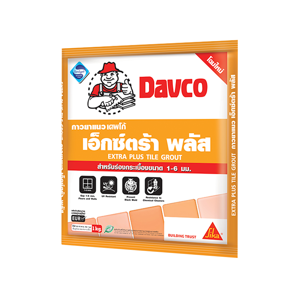 กาวยาแนว DAVCO EXTRA PLUS ชมพูอ่อน