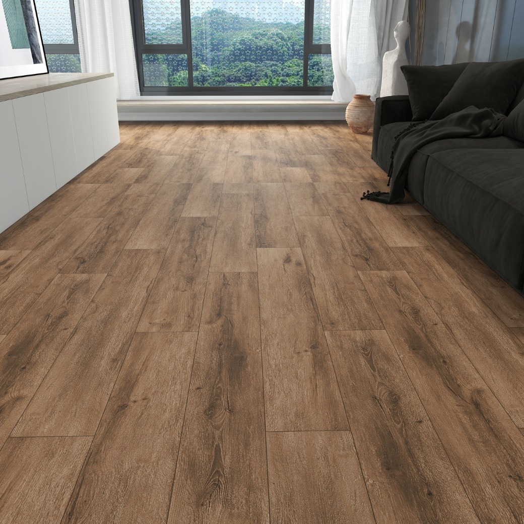 ไม้พื้น SPC TIMBERT รุ่น TB913 ALMOND BROWN - Image 3
