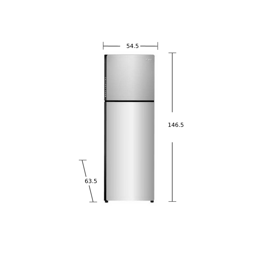 ตู้เย็น2ประตู HAIER รุ่น HRF-230MNIDL SV ขนาด 8.4 คิว - Image 2