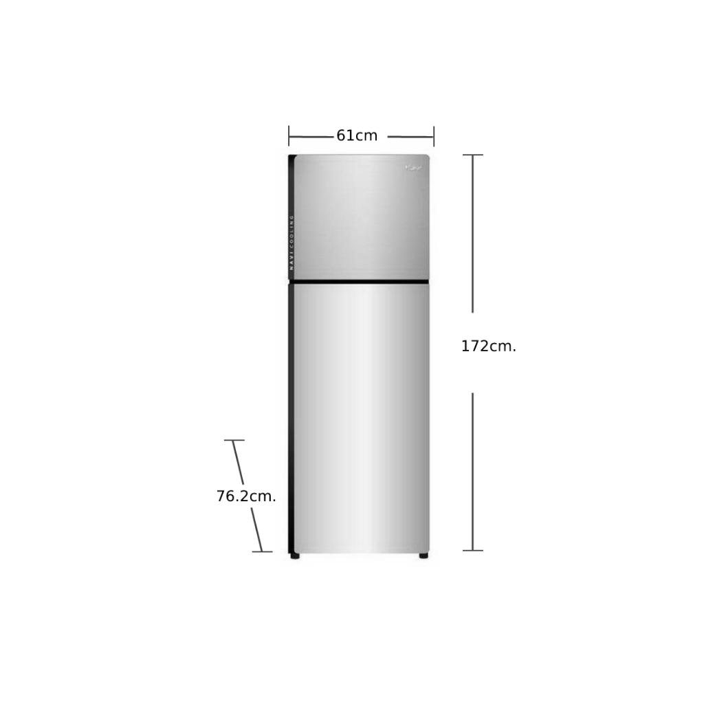 ตู้เย็น2ประตู HAIER รุ่น HRF-260MNIDL SV ขนาด 9.6 คิว - Image 2