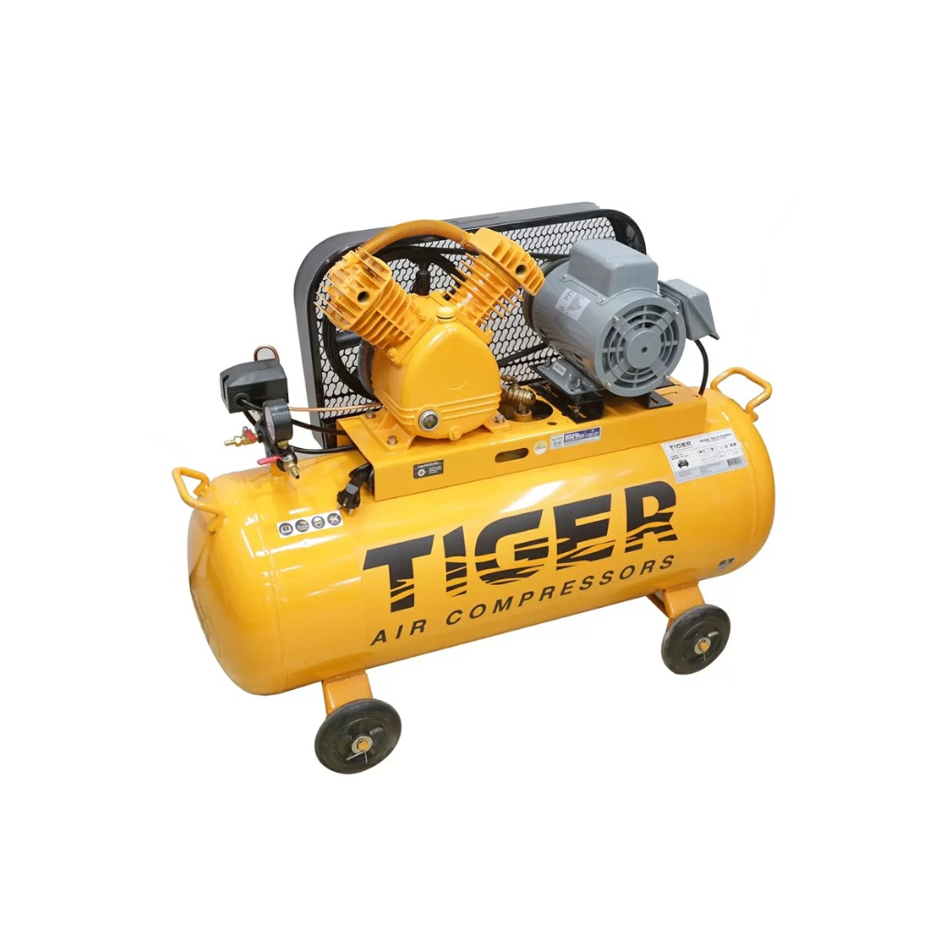 ปั้มลม+มอเตอร์ TIGER 1 HP รุ่น TGA21-100M ขนาด 100 ลิตร - Image 2