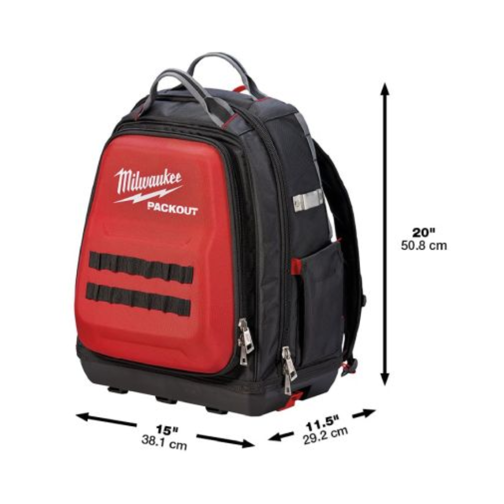 เป้สะพายหลังใส่เครื่องมือ milwaukee PACKOUT Backpack รุ่น 48-22-8301 - Image 2