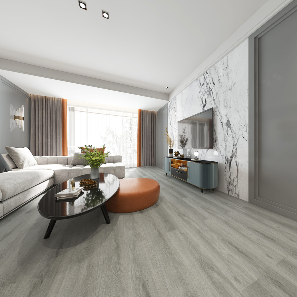 ไม้พื้นสำเร็จรูป SPC รุ่น ROYAL GREY OAK - Image 4