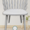 RASITA เก้าอี้ทานอาหาร รุ่น HASTING สี LIGHT GREY