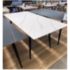 RASITA โต๊ะทานอาหาร ขนาด 160 ซม. รุ่น WHITE MARBLE