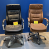 เก้าอี้สำนักงาน PU Chair HOOMDOT รุ่น LA-1003H สีดำ