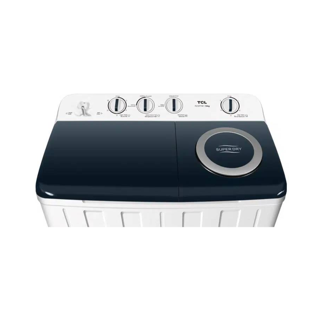 เครื่องซักผ้า 2ถัง TCL รุ่น F210TTW ความจุ 10 กิโลกรัม - Image 5